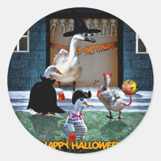 Halloween Trick or Treats Time! Classic Round Sticker