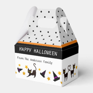 Halloween Trick Treat Candy Favor Boxes