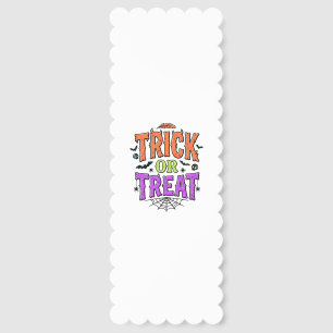 Halloween Trick Treat Funny Spider Web Retro_1 Bookmarks