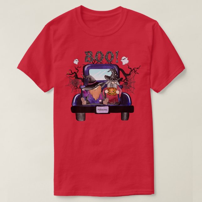 Halloween Truck Gnomes Pumpkin Costume Kids  T-Shirt (Design Front)