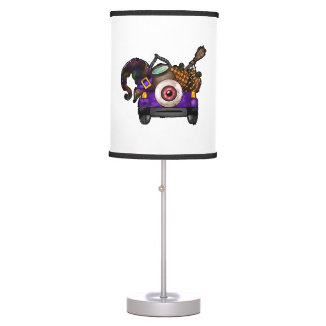 Halloween Truck      Table Lamp (Front)