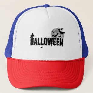 halloween trucker hat