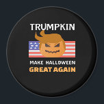 Halloween Trumpkin Classic Magnet<br><div class="desc">A Halloween Trumpkin classic design. Bold,  spooky,  and perfect for seasonal satire.</div>