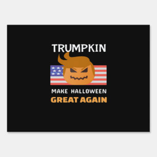 Halloween Trumpkin Classic Sign