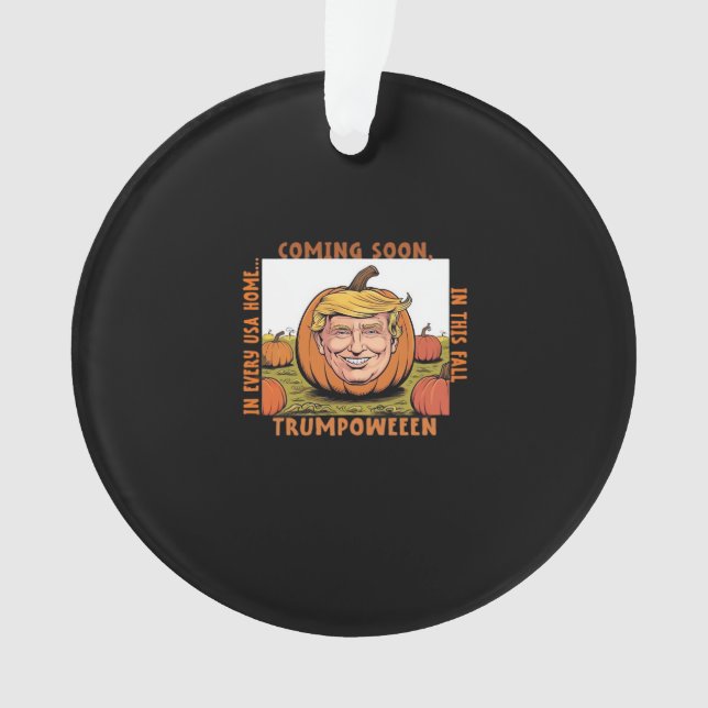Halloween -  Trumpkin Election Classic Ornament (Front)