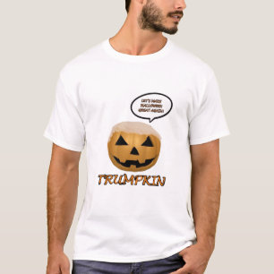 Halloween Trumpkin Fitted T-Shirt
