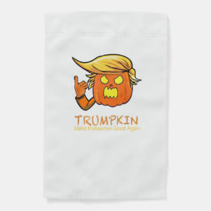 Halloween Trumpkin Funny – Classic Costume Design Garden Flag