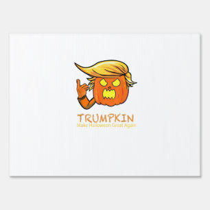 Halloween Trumpkin Funny – Classic Costume Design Sign