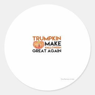 Halloween Trumpkin Funny – Classic Maga Costume De Round Sticker