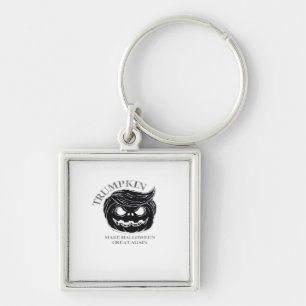 Halloween Trumpkin Funny & Cute Halloween Costume Keychain