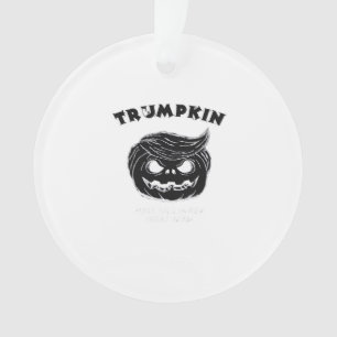 Halloween Trumpkin Funny Halloween Costume Ornament