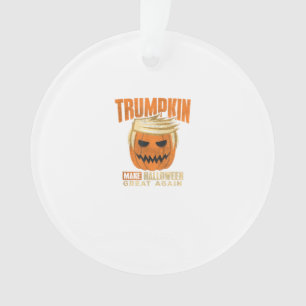 Halloween Trumpkin Funny Make America Great Ornament