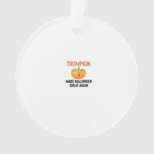 Halloween Trumpkin – Funny Pumpkin Graphic for Hal Ornament