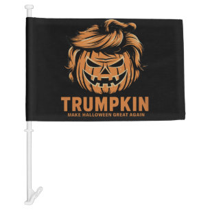 Halloween Trumpkin Make Halloween Great Again Car Flag