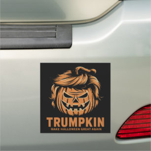 Halloween Trumpkin Make Halloween Great Again Car Magnet