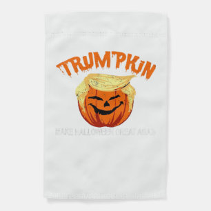 Halloween Trumpkin Make Halloween Great Again Garden Flag
