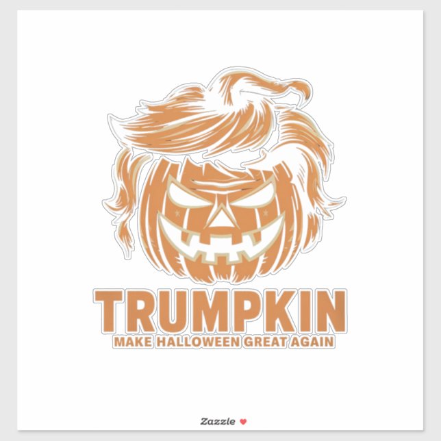 Halloween Trumpkin Make Halloween Great Again  Sticker (Sheet)