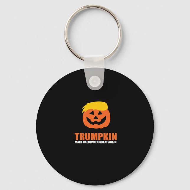 Halloween Trumpkin V2 Keychain (Front)