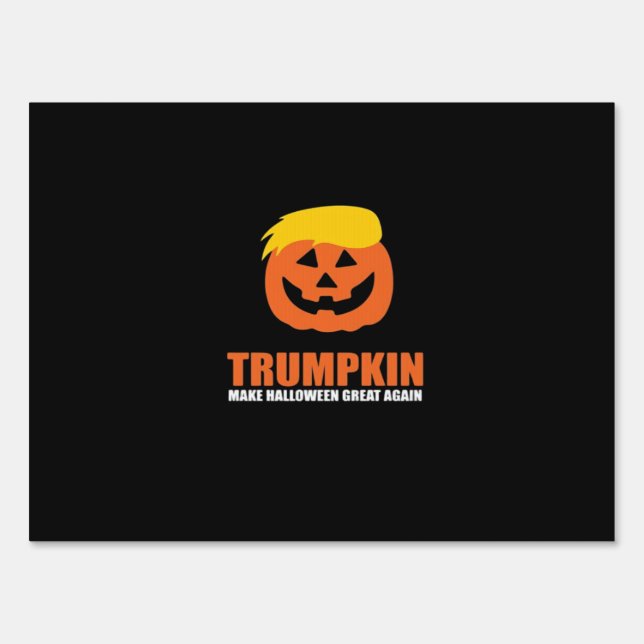 Halloween Trumpkin V2 Sign (Front)