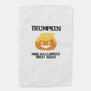 Halloween Trumpkin V3 Garden Flag