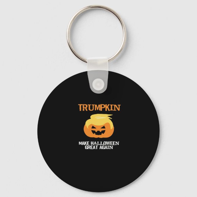 Halloween Trumpkin V3 Keychain (Front)