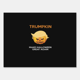 Halloween Trumpkin V4 Sign