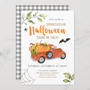 Halloween Trunk or Treat Invitation