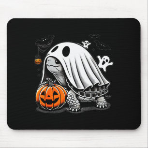 Halloween Turtle Ghost Pumpkin Costume Terran Tort Mouse Pad