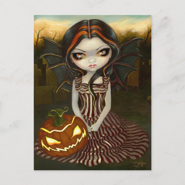 "Halloween Twilight" Postcard (Front)