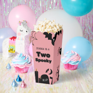 Halloween Two Spooky Second Birthday party Favor Boxes