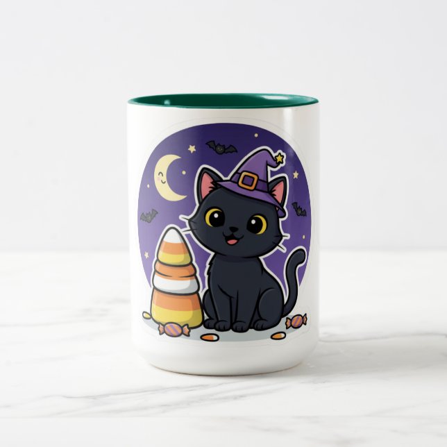 Halloween Two-Tone Coffee Mug (Center)