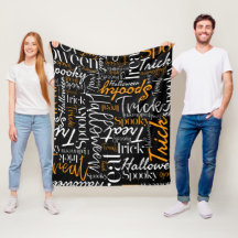 Halloween Type (Orange and White)