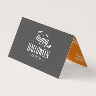 Halloween typography