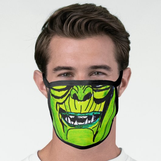 HALLOWEEN UGLY WITCH FACE MASK (Worn Him)