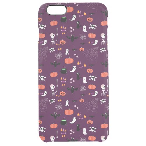 Halloween Clear iPhone 6 Plus Case