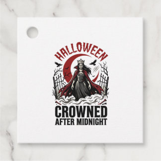 Halloween Undead Queen Midnight Rising Favor Tags