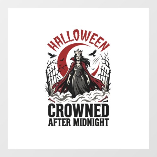 Halloween Undead Queen Midnight Rising Floor Decals