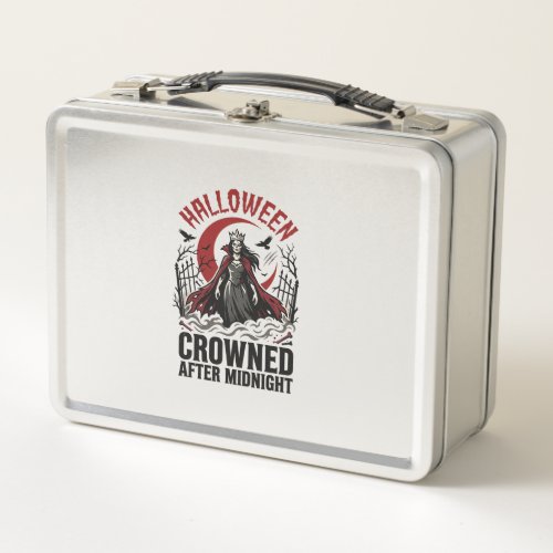 Halloween Undead Queen Midnight Rising Metal Lunch Box