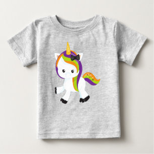 Halloween Unicorn, Cute Unicorn, Magic Unicorn Baby T-Shirt