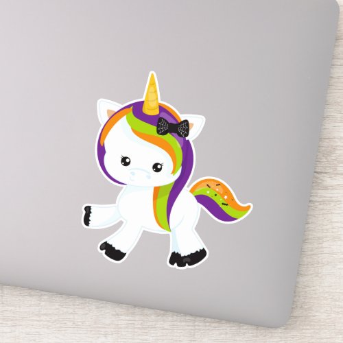 Halloween Unicorn Cute Unicorn Magic Unicorn Sticker