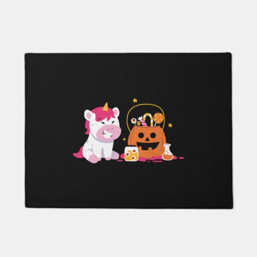 Halloween Unicorn _ Halloween Doormat