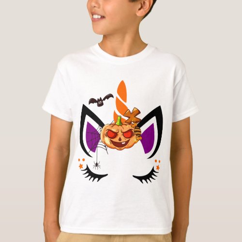 Halloween Unicorn Halloween Spooky Cute T_Shirt