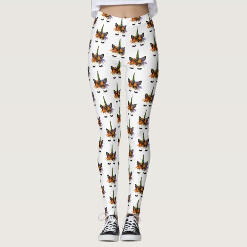 Halloween Unicorn Leggings