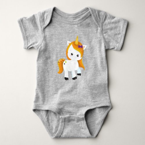 Halloween Unicorn Magic Unicorn Cute Unicorn Baby Bodysuit