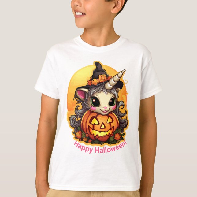 Halloween Unicorn T-Shirt (Front)
