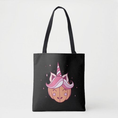 Halloween unicorn     tote bag