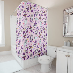 Halloween Unicorns Shower Curtain
