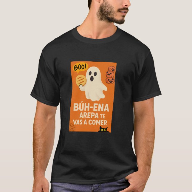 Halloween Unisex T-shirt - Fun Ghost (Front)