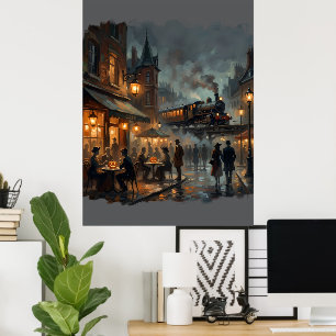 Halloween Urban Night Poster