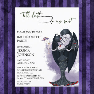 Halloween Vampire Bachelorette Party Cocktail 